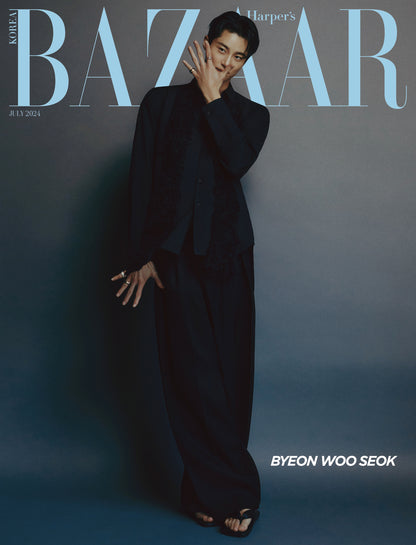 Bazar Harper | JULI 2024 | BYEON WOOSEOK SAMPUL