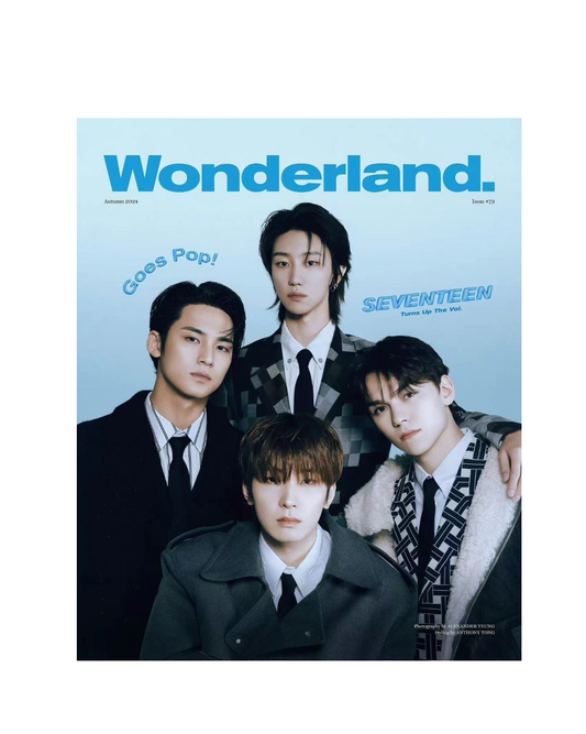 WONDERLAND UK | 2024 AUTUMN ISSUE #79 | SEVENTEEN  MINGYU & THE 8 & VERNON & WONWOO COVER