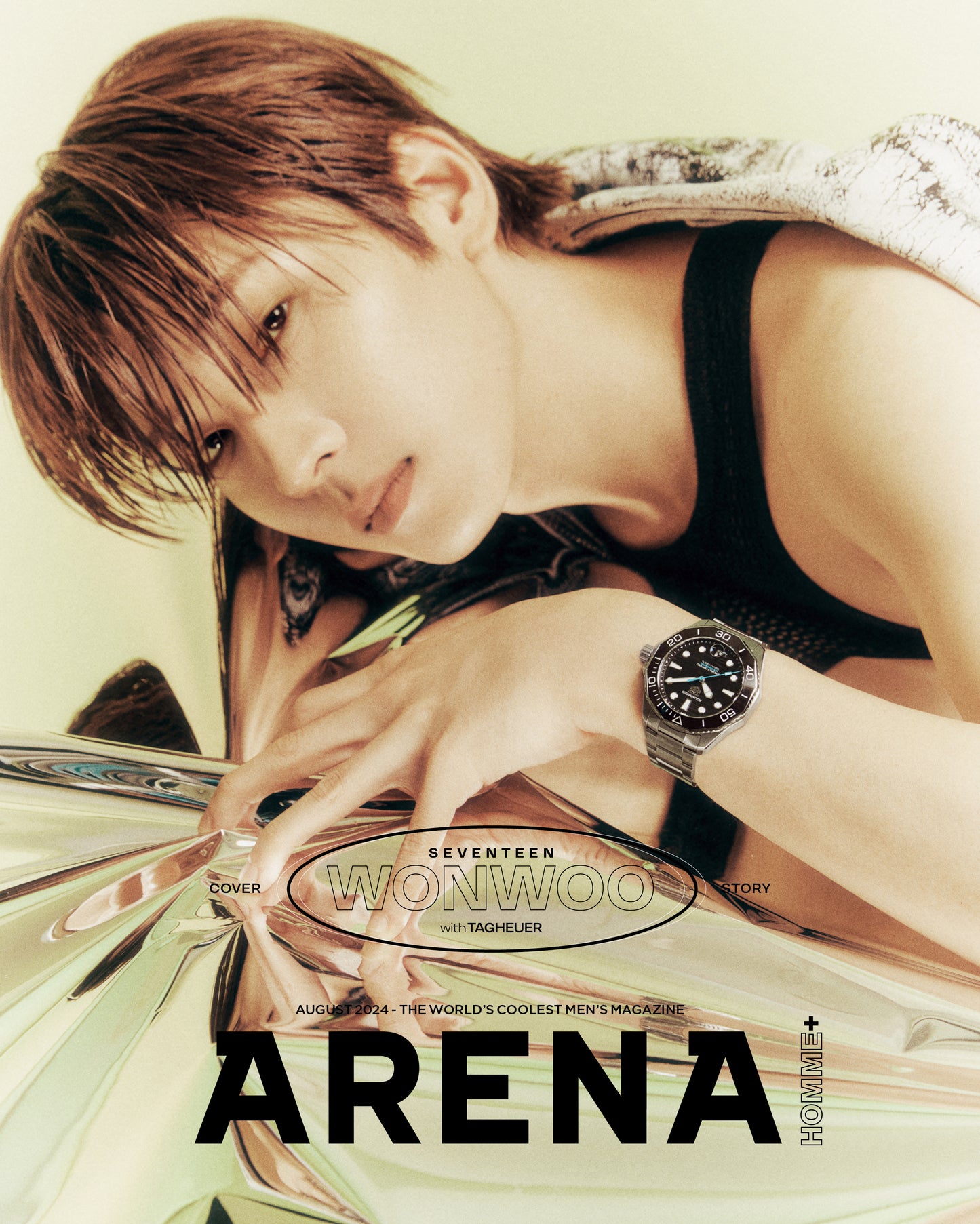ARENA HOMME+| 2024 AUG. | SEVENTEEN WONWOO COVER