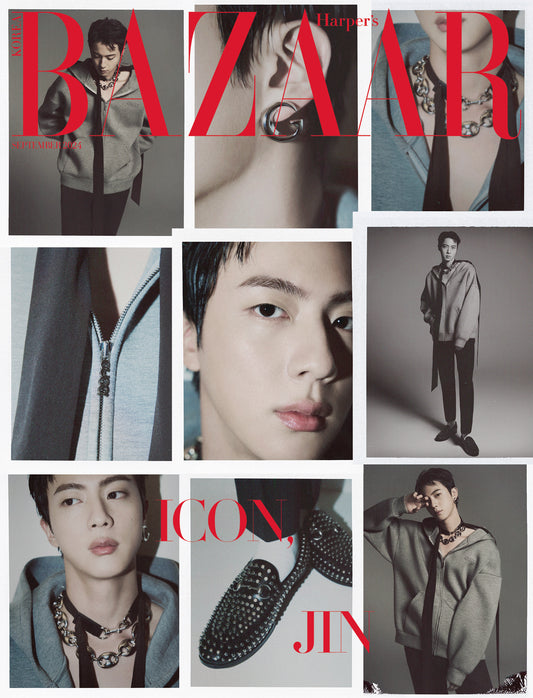 BAZAAR | 2024 SEP. | BTS JIN COVER NewJeans MINJI