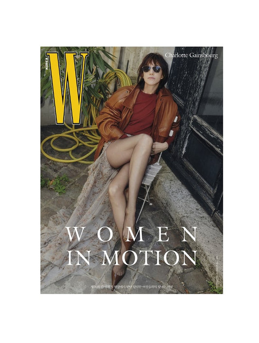 W | 2025 JUL. | CHARLOTTE GAINSBOURG & HAN SO HEE & KIM MIN HA & DAISY EDGAR - JONES COVER RANDOM