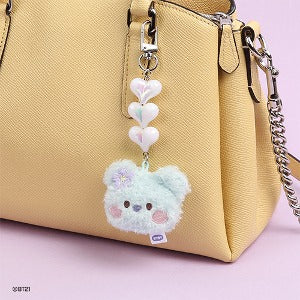 BT21 | minini - BEADS PLUSH KEYRING | FACE