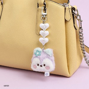 BT21 | minini - BEADS PLUSH KEYRING | FACE