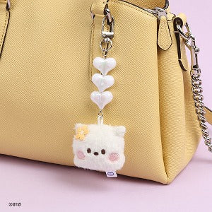 BT21 | minini - BEADS PLUSH KEYRING | FACE