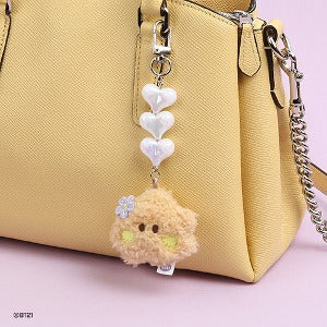 BT21 | minini - BEADS PLUSH KEYRING | FACE