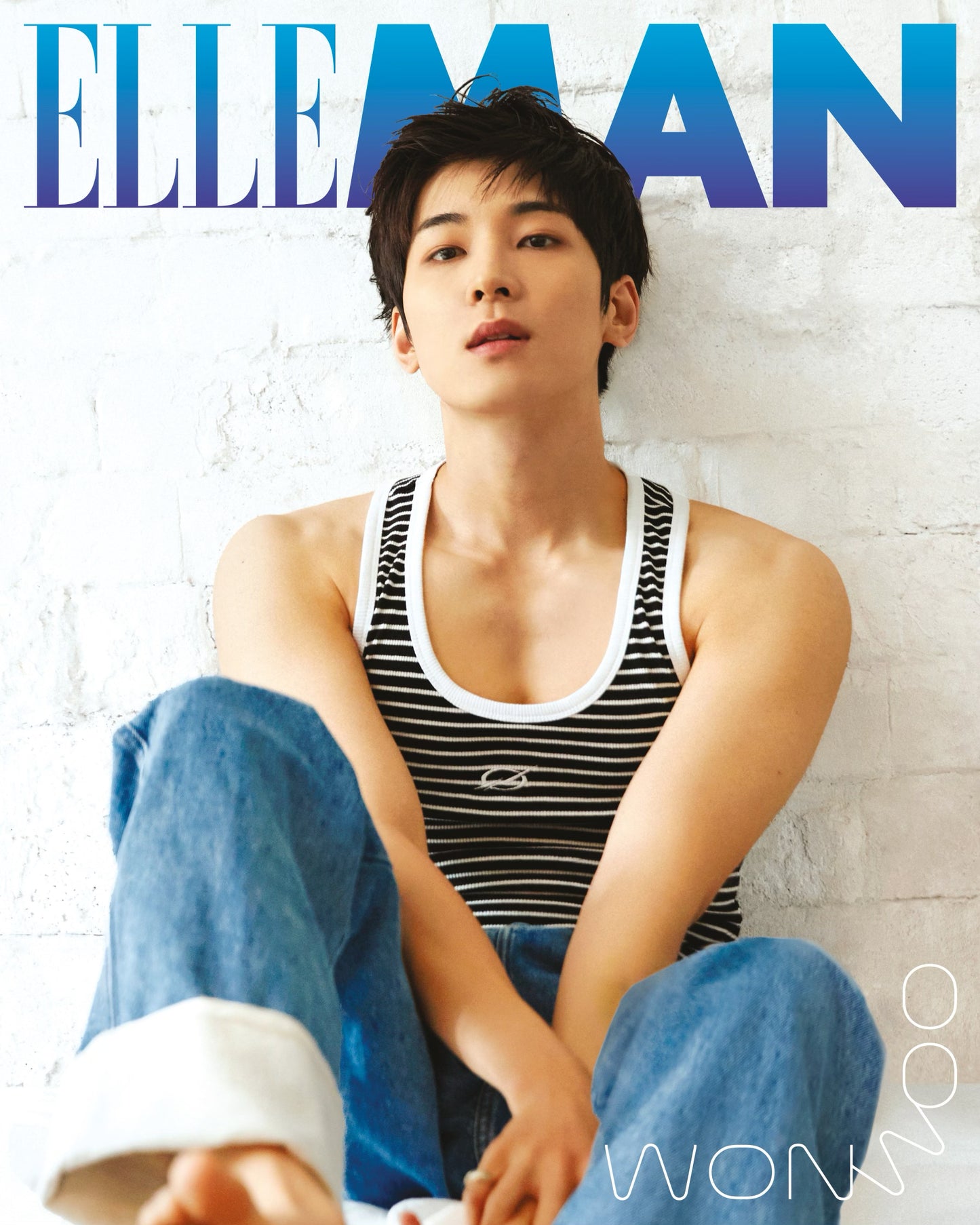 ELLE MEN | 2023 AUG. | SEVENTEEN WONWOO BOOK-IN-BOOK COVER (BOOK-IN-BOOK ONLY)
