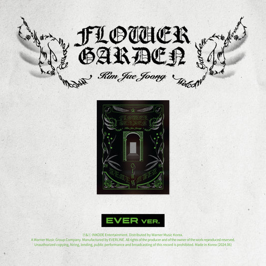 KIM JAE JOONG | 4TH FULL ALBUM | FLOWER GARDEN (EVER MUSIC ALBUM Ver.)