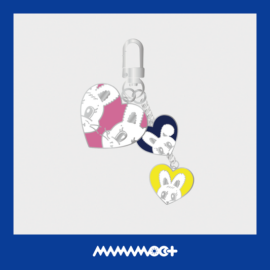 MAMAMOO+ | 1ST FAN CONCERT | TWO RABBITS CODE OFFICIAL MERCHANDISE - KEYRING(HEART VER.)