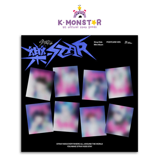 Stray Kids | 8th MINI ALBUM | 樂-STAR  (POSTCARD VER.)