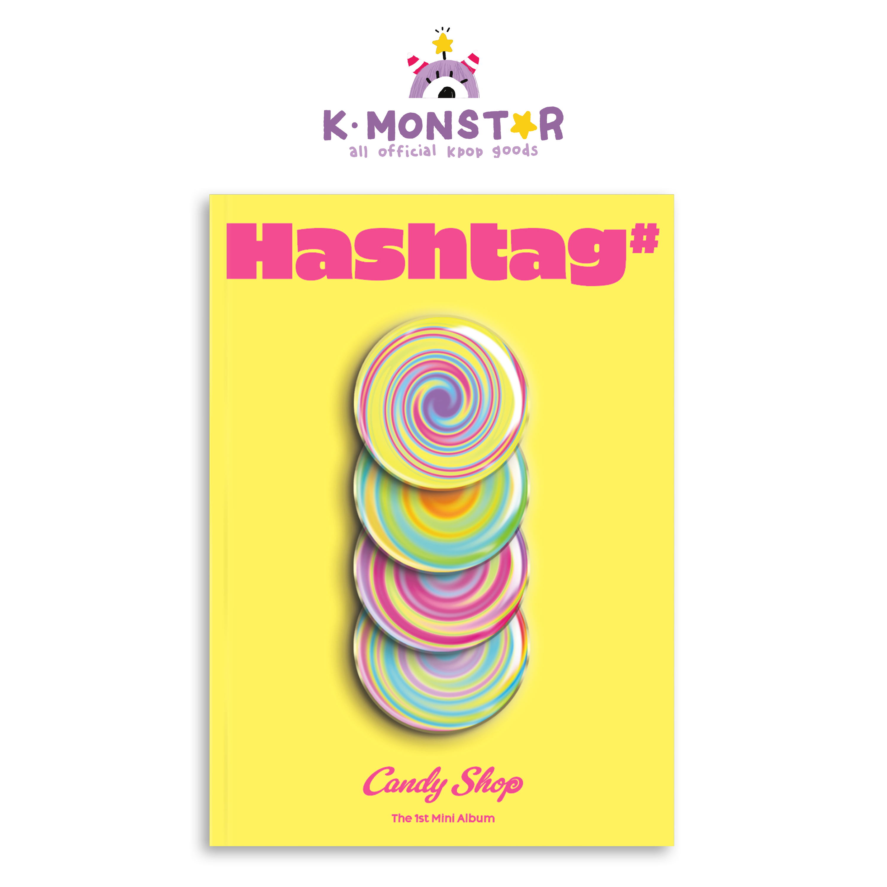 Candy Shop 1ST MINI ALBUM Hashtag K MONSTAR