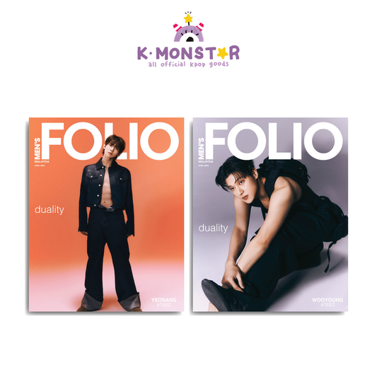 MEN'S FOLIO MALAYSIA | 2024 APR. | ATEEZ WOOYOUNG&YEOSANG COVER