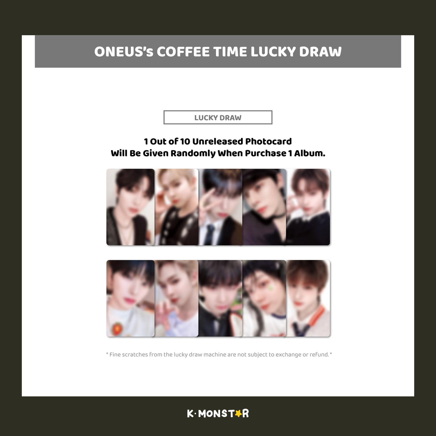 ONEUS | NOW - Original by Fin.K.L [LUCKYDRAW EVENT]