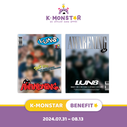 K-MONSTAR POB | LUN8 | 3rd Mini Album | <AWAKENING>