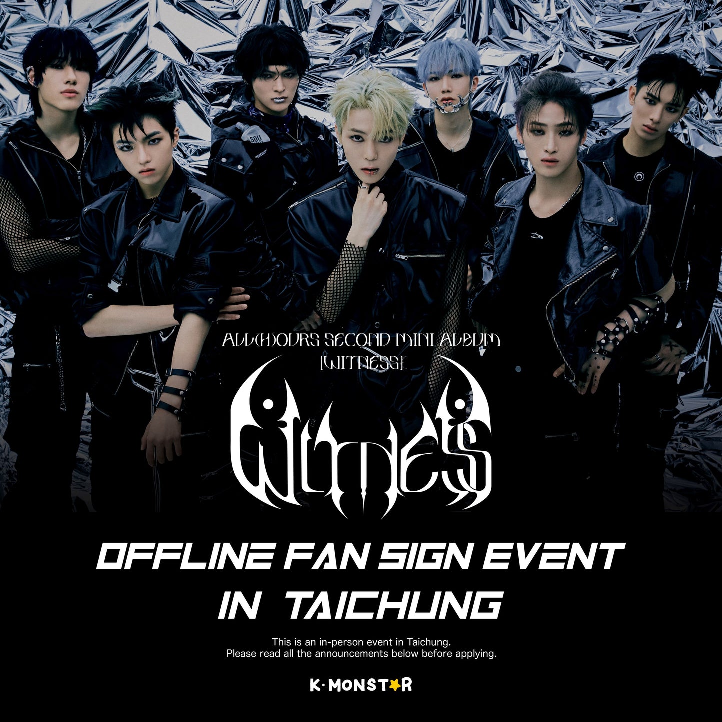 ALL(H)OURS | WITNESS [FACE TO FACE FAN SIGN EVENT in TAICHUNG]