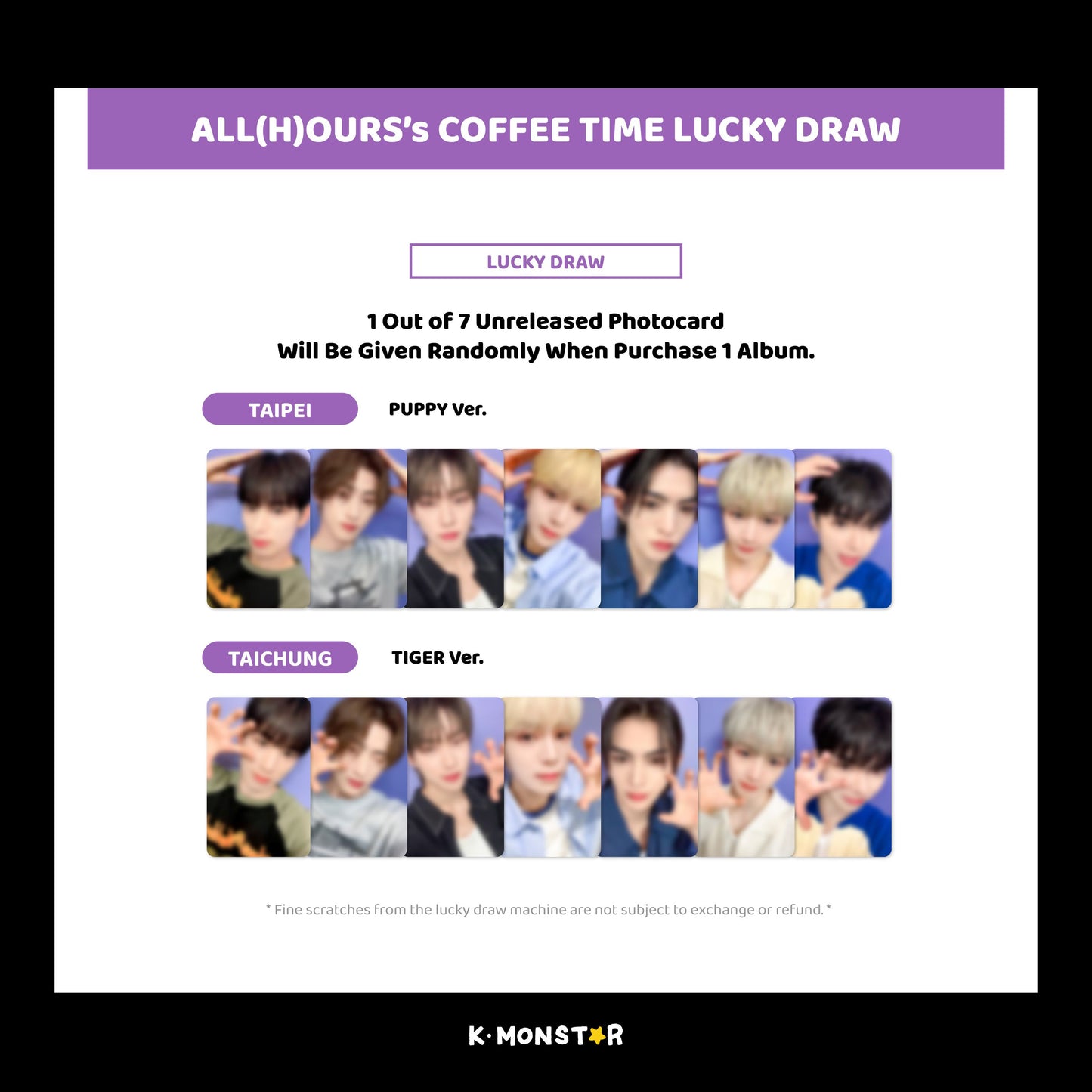 [TAICHUNG] ALL(H)OURS | WITNESS [LUCKY DRAW EVENT in TAICHUNG]