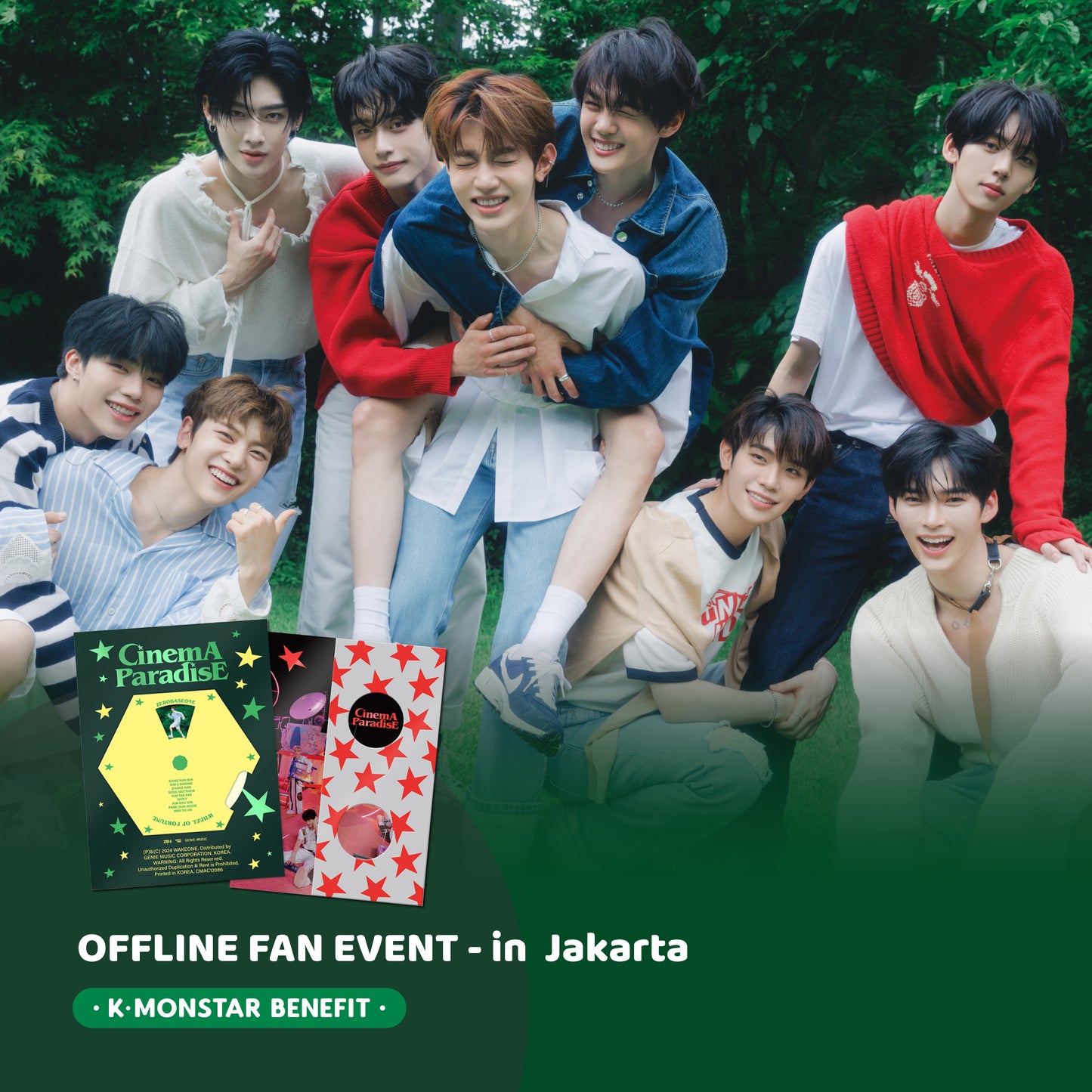 ZEROBASEONE | CINEMA PARADISE [OFFLINE FAN SIGN EVENT - JAKARTA]