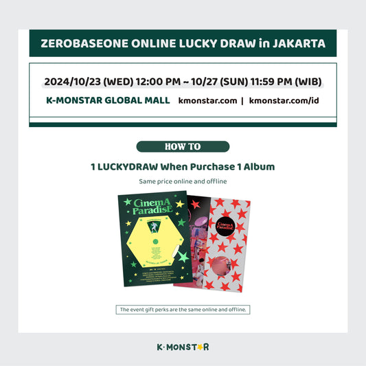 ZEROBASEONE | CINEMA PARADISE [LUCKY DRAW EVENT - JAKARTA]