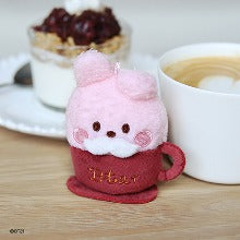 BT21 | minini - PLUSH KEYRING | LATTE