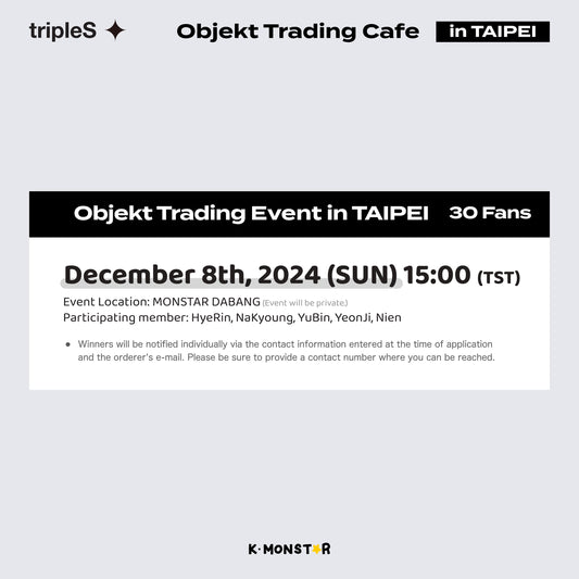 tripleS | Objekt Trading Cafe in TAIPEI