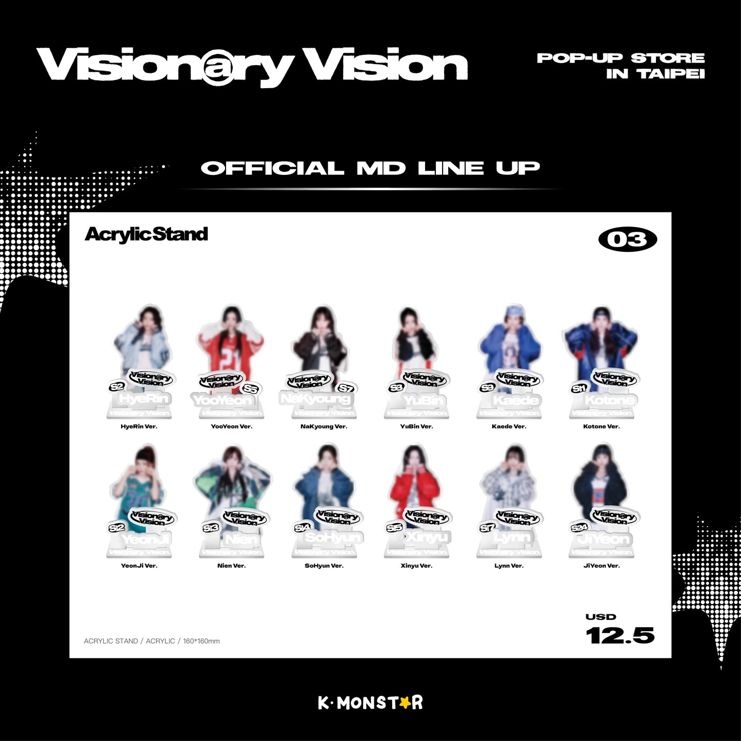 tripleS Visionary Vision | POP-UP STORE in TAIPEI x K-MONSTAR | WappenSet