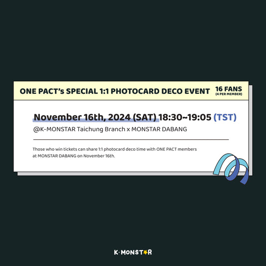 ONE PACT | fallln' [OFFLINE SPECIAL 1:1 FAN EVENT in TAICHUNG]