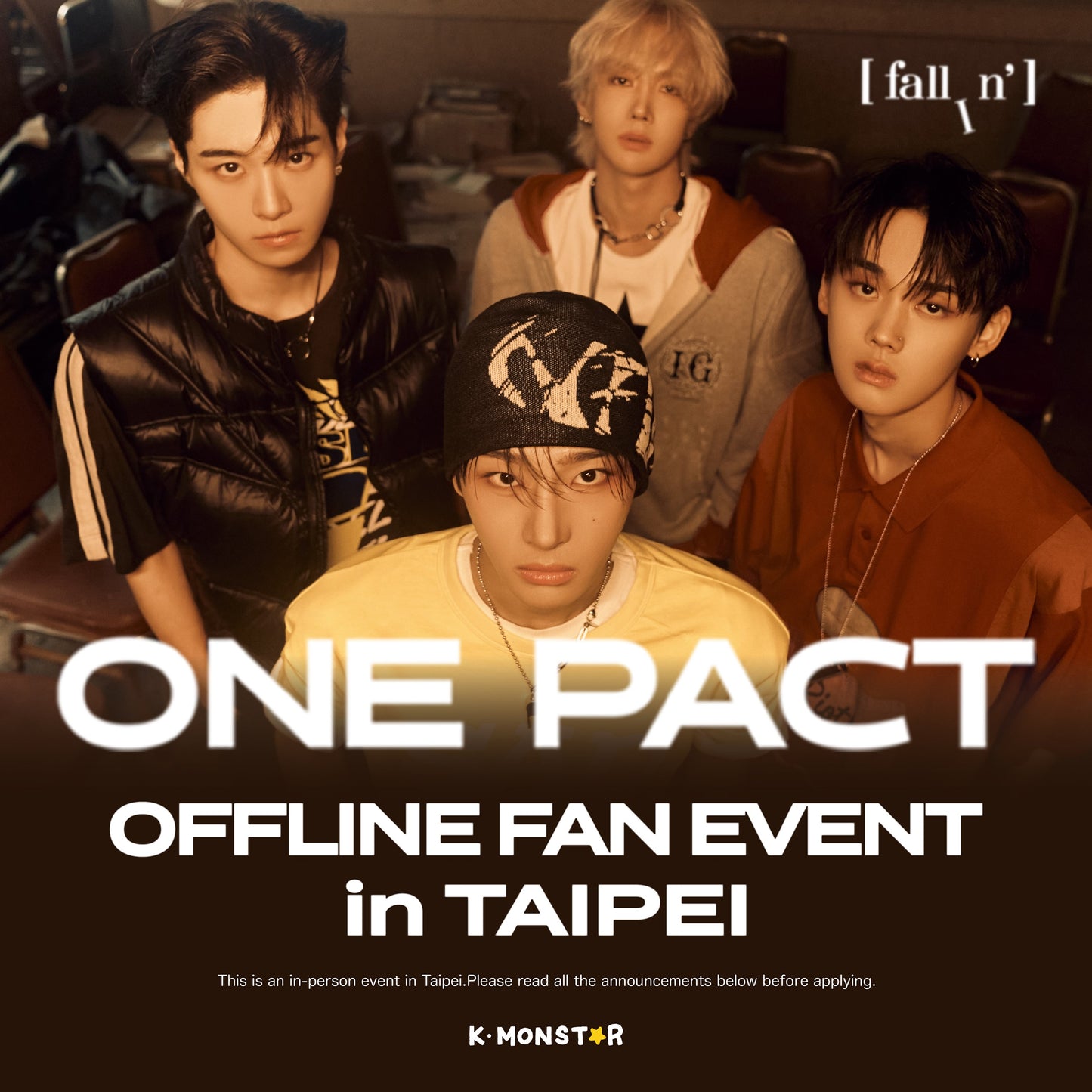 ONE PACT | fallIn’ [LUCKYDRAW EVENT in TAIPEI]