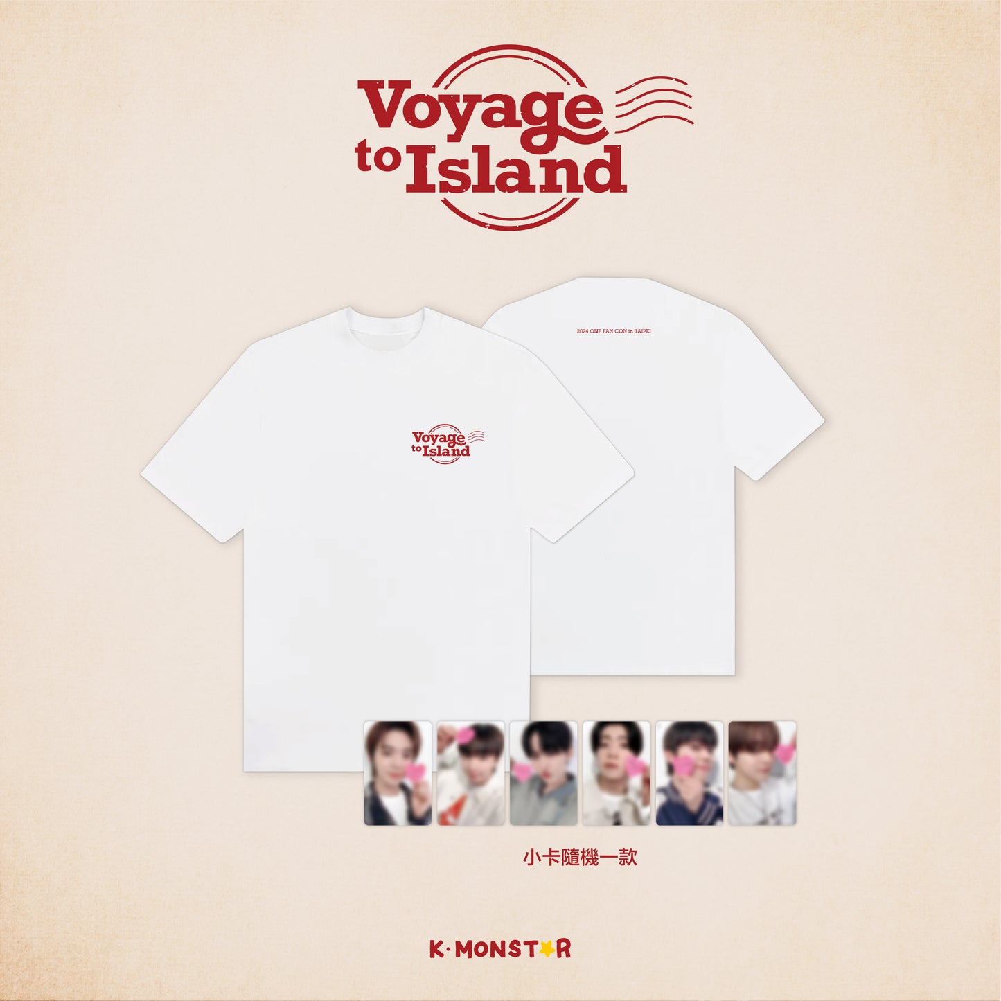 ONF | 2024 ONF FAN CON in TAIPEI | Voyage To Island OFFICIAL MD - T-SHIRT