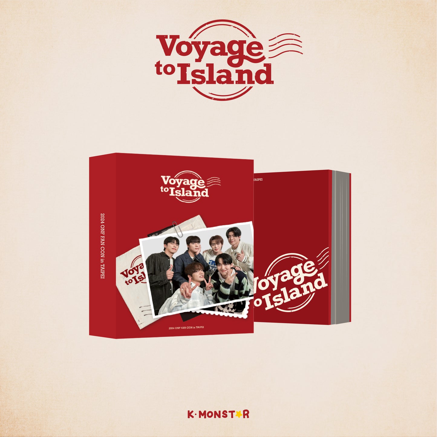 ONF | 2024 ONF FAN CON in TAIPEI | Voyage To Island OFFICIAL MD - PHOTOCARD BINDER BOOK