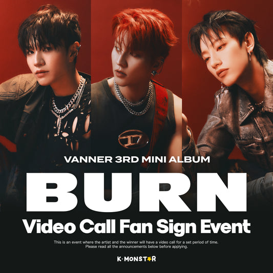 [241221] VANNER | BURN [VIDEO CALL FAN SIGN EVENT]