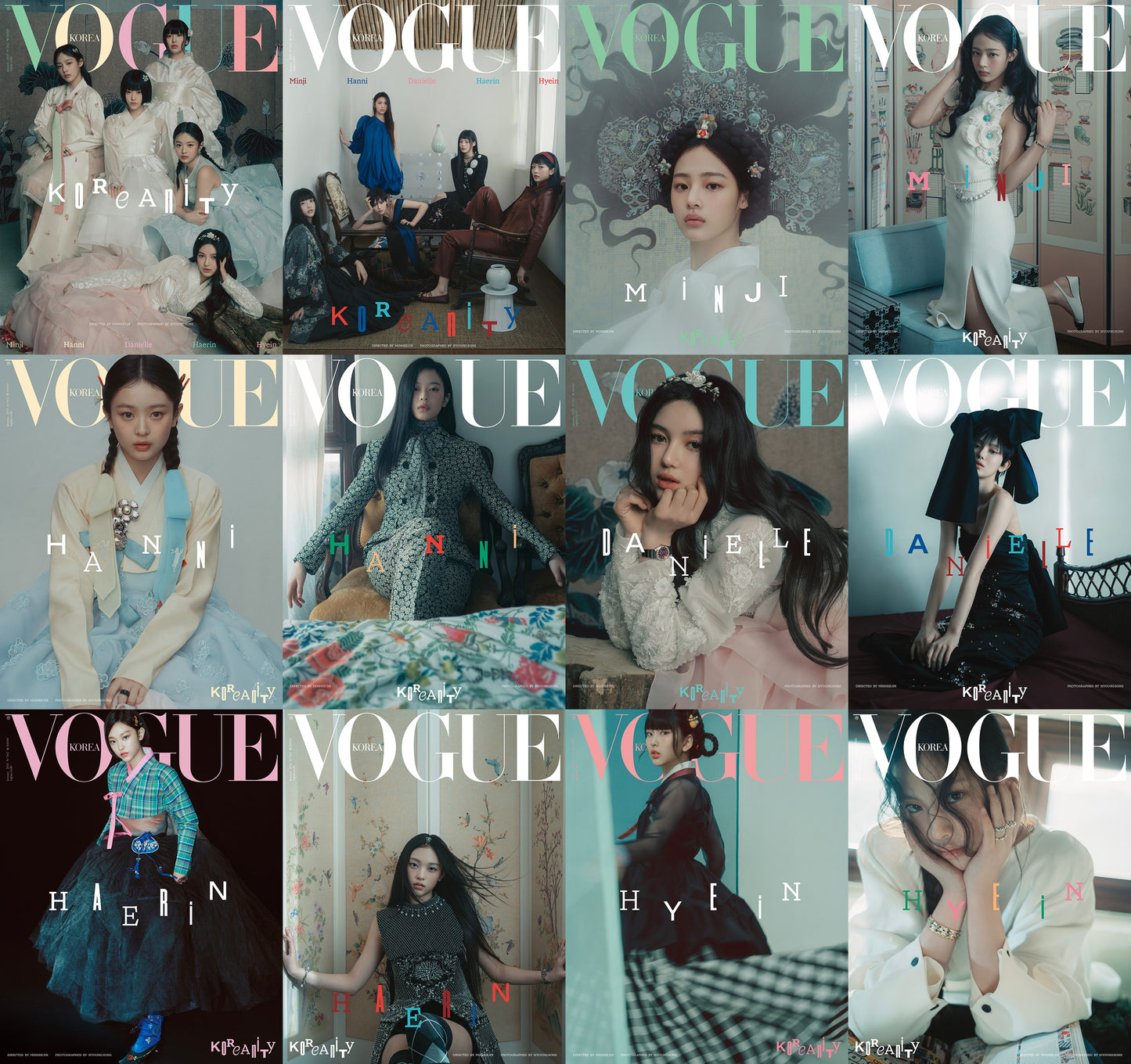 VOGUE | 2025 JAN. | MINJI & HANNI & DANIELLE & HAERIN & HYEIN COVER