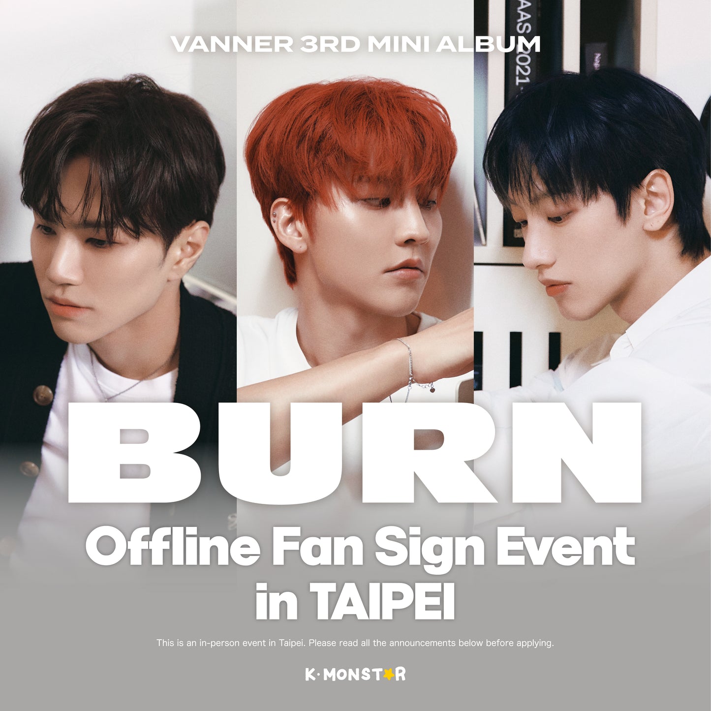 [250125] VANNER | BURN [OFFLINE FAN SIGN EVENT - TAIPEI]