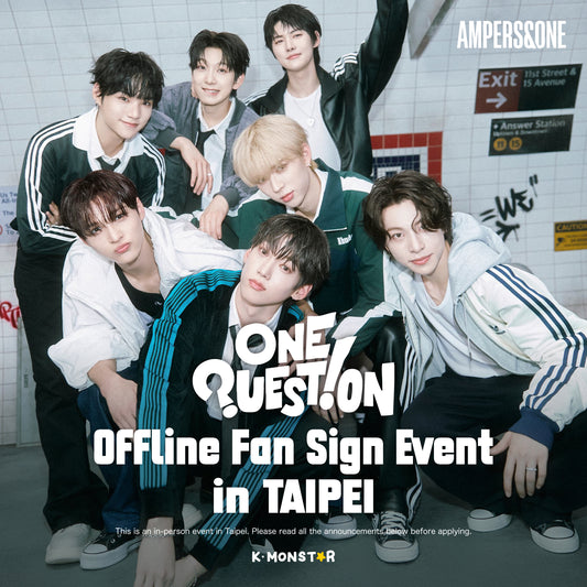 [250119] AMPERS&ONE | ONE QUESTION [OFFLINE FAN SIGN EVENT - TAIPEI]