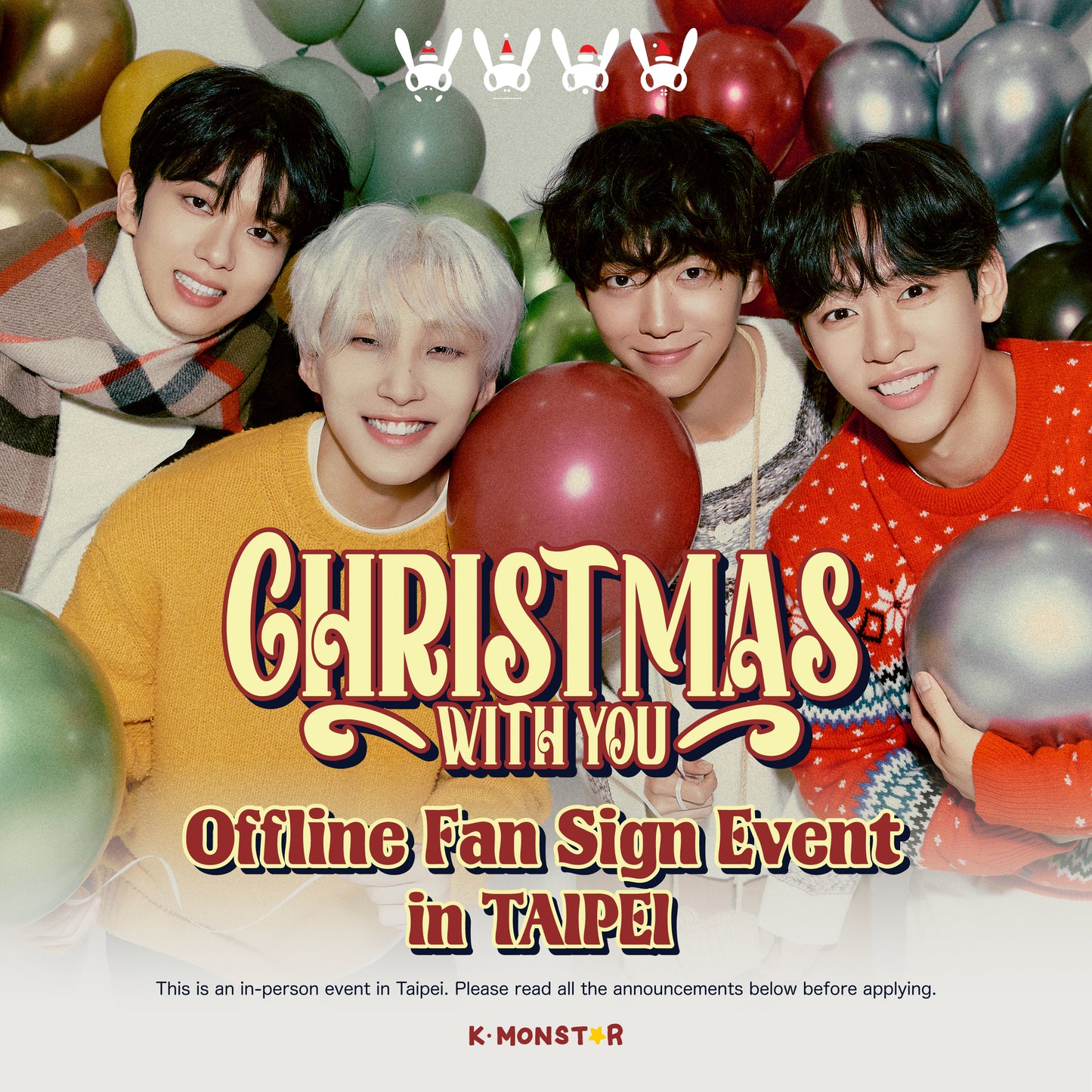 [250127] BANG&JUNG&YOO&MOON | Christmas With You [OFFLINE FAN SIGN EVENT - TAIPEI]