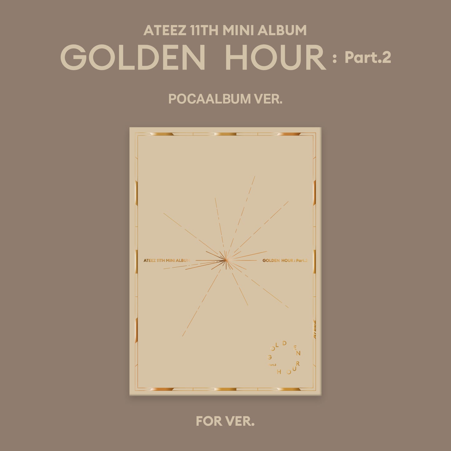 ATEEZ | 11TH MINI ALBUM | GOLDEN HOUR : Part.2 (POCAALBUM ver.)