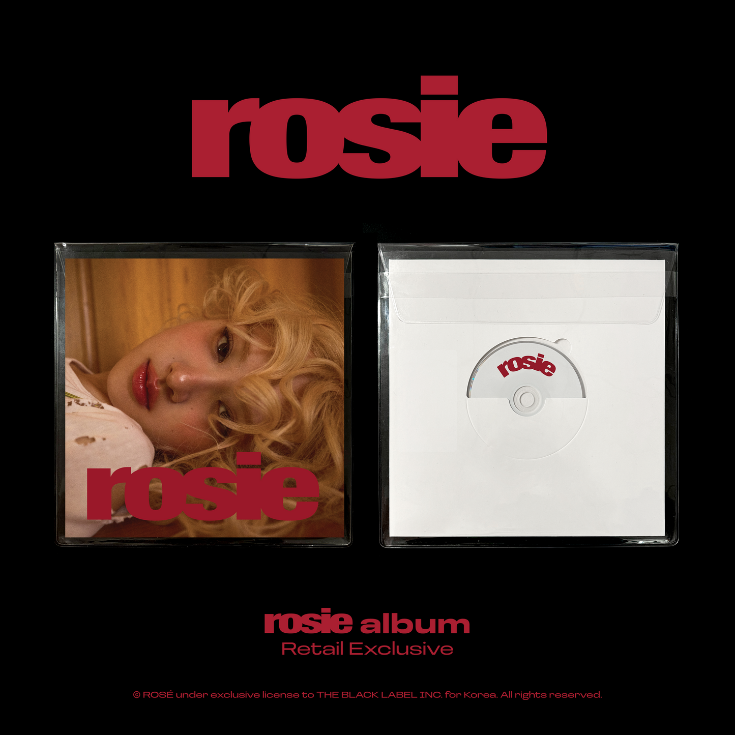 BLACKPINK | ROSÉ - first studio album | rosie (Retail Exclusive)