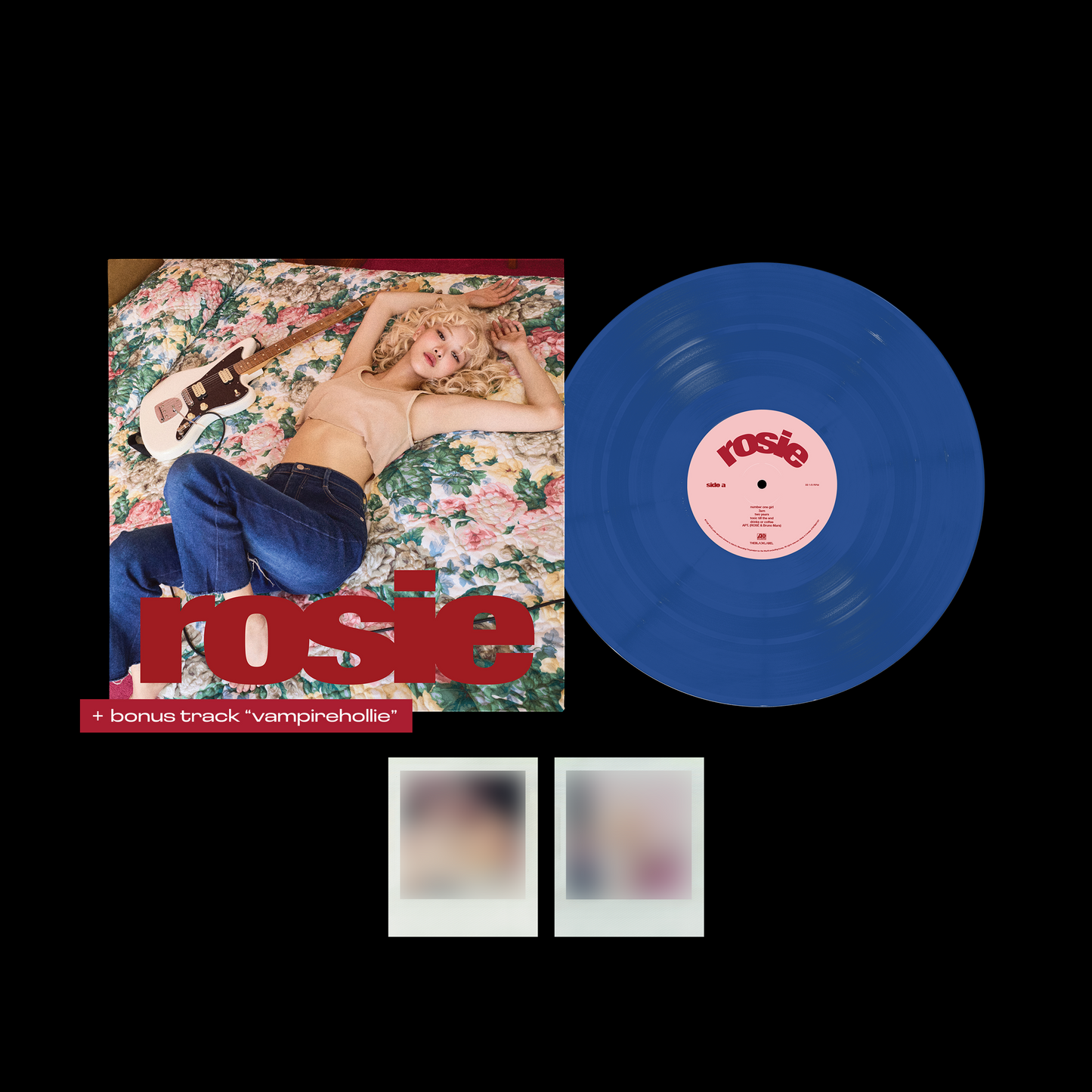 BLACKPINK | ROSÉ - first studio album vinyl (vampirehollie edition blue)