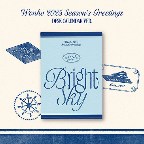 WONHO | 2025 SEASON’S GREETINGS  [Bright Sky] (DESK CALENDAR VER.)