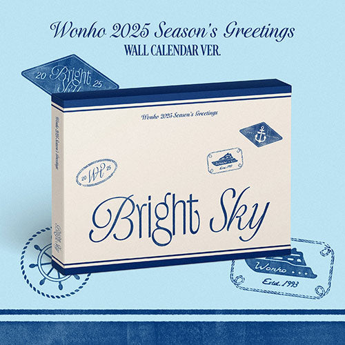 WONHO | 2025 SEASON’S GREETINGS  [Bright Sky] (WALL CALENDAR VER.)