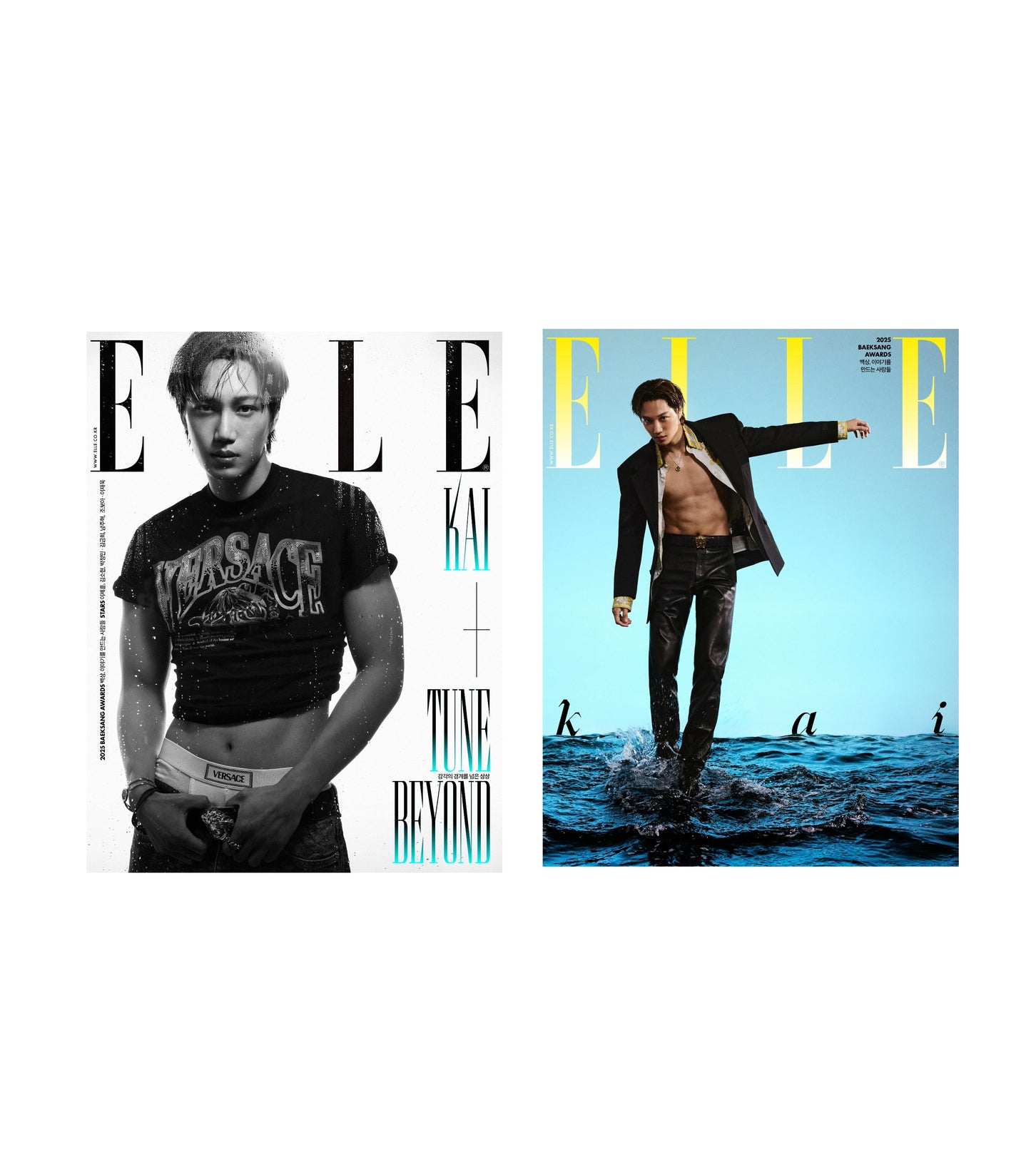 ELLE | 2025 JUN. | EXO KAI & BAEKSANG AWARDS COVER