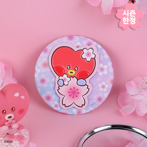 BT21 | 2024 CHERRY BLOSSOM | LEATHER PATCH MIRROR