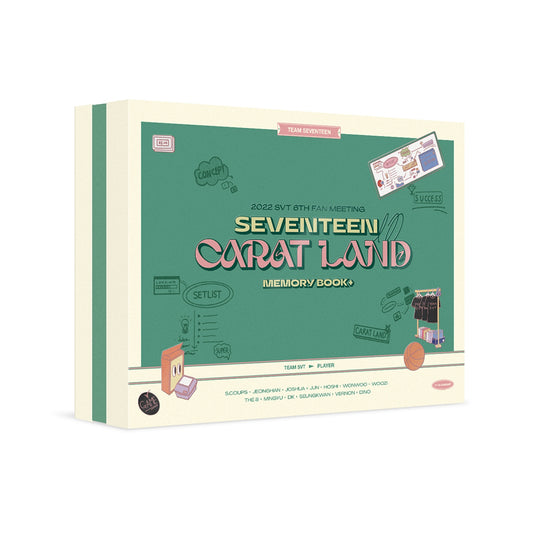 SEVENTEEN | 2022 SVT 6TH FAN MEETING | SEVENTEEN in CARAT LAND - MEMORY BOOK + DIGITAL CODE