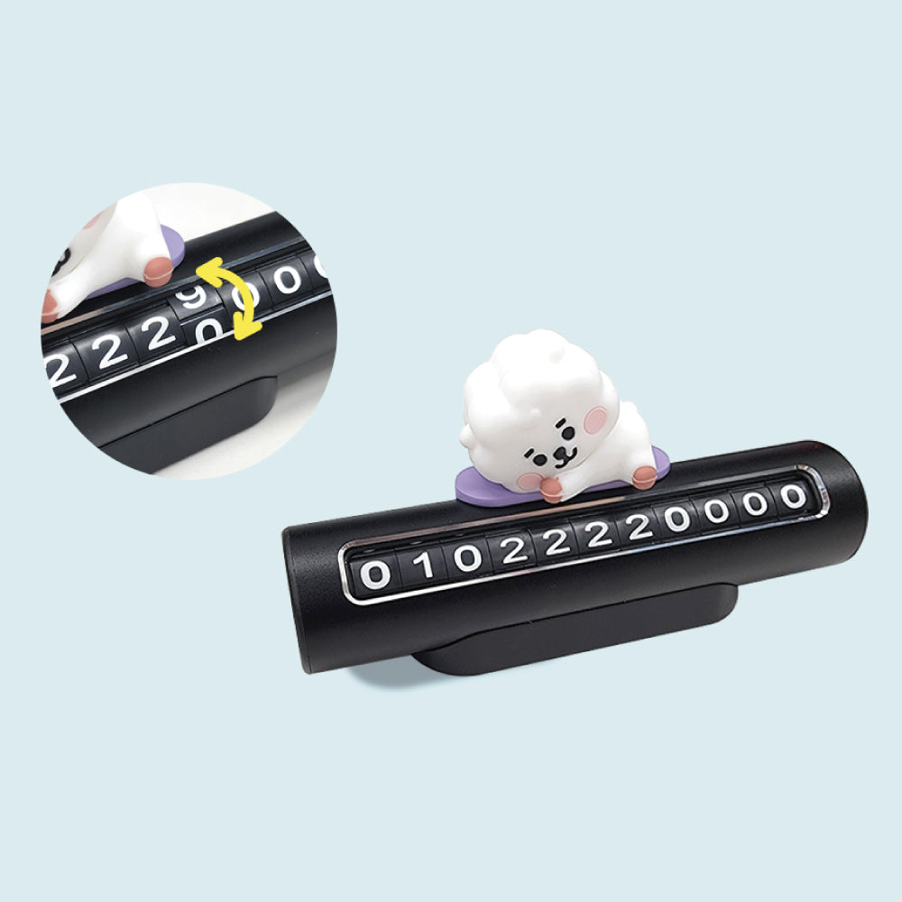BT21 | BABY | PARKING PHONE NUMBER CARD PLATE