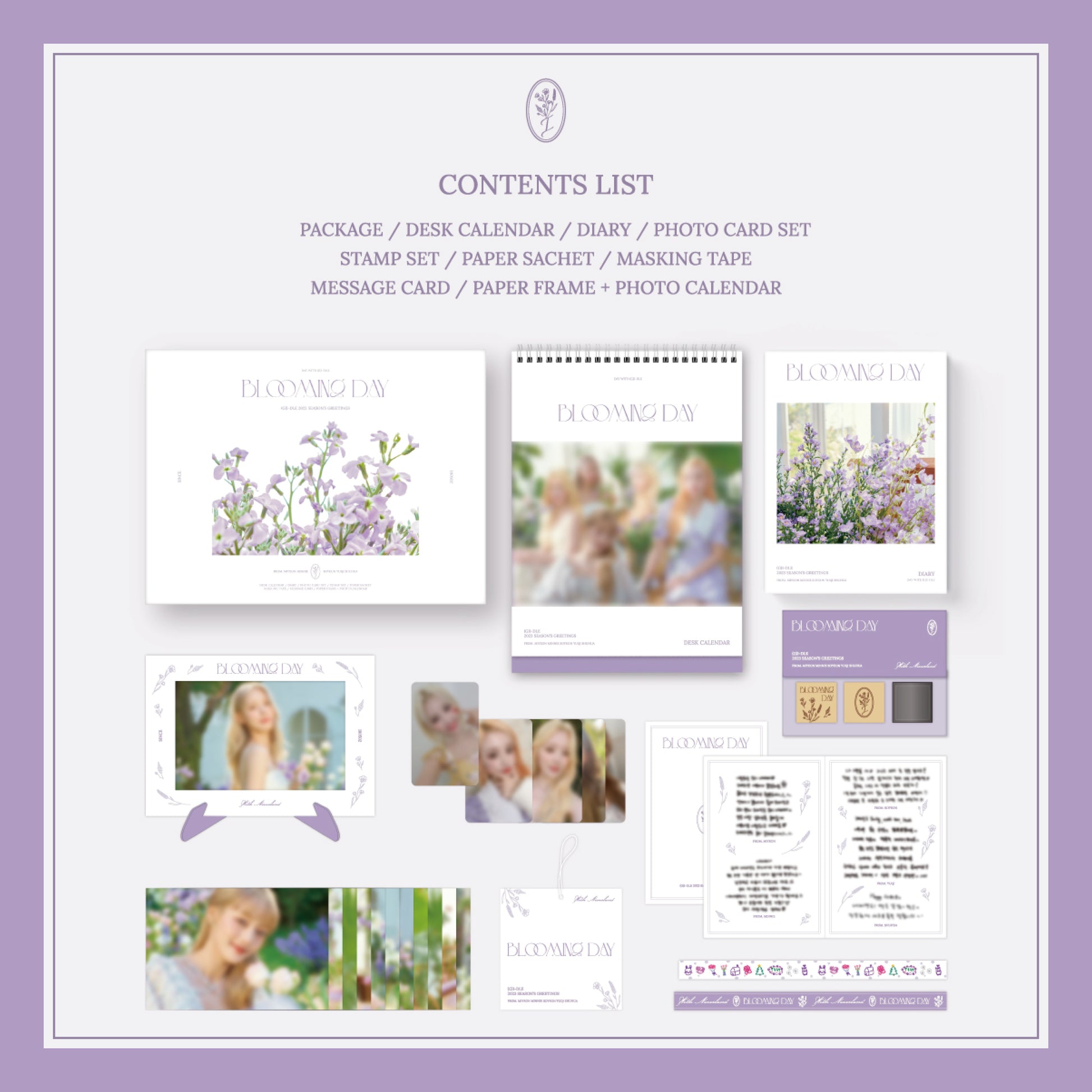 (G)I-DLE | 2023 SEASON'S GREETINGS - BLOOMING DAY