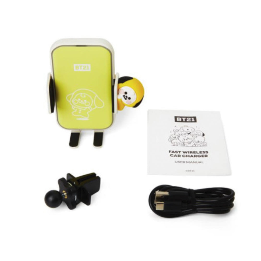 BT21 Baby Shooky Wireless Car hot Charger