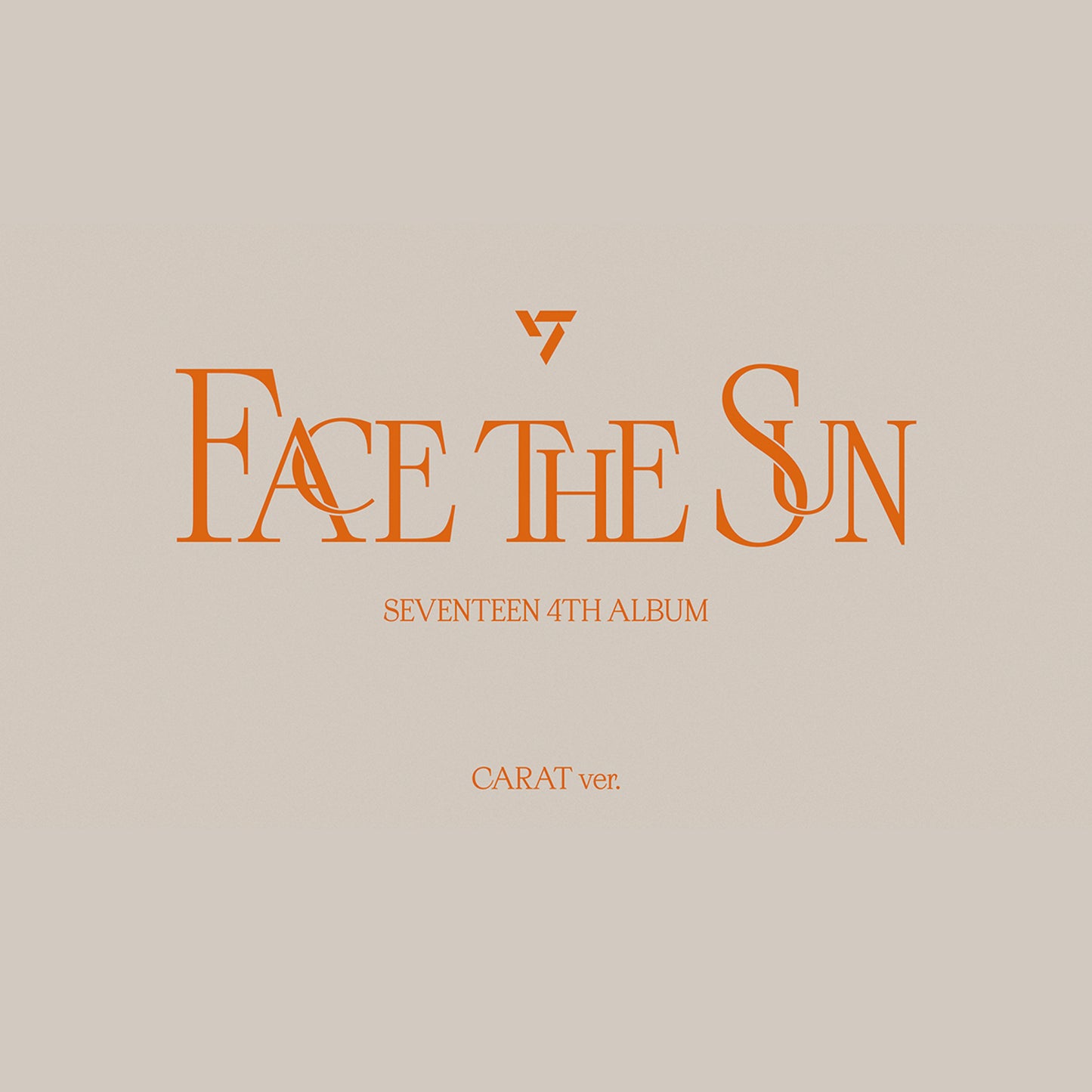 SEVENTEEN | 4th Album | FACE THE SUN - CARAT ver. - RANDOM