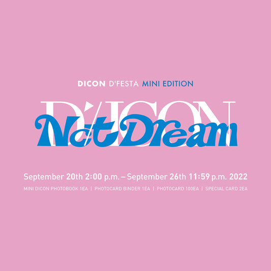 NCT DREAM | Dispatch 10th Anniversary | DICON D'FESTA MINI EDITION NCT DREAM