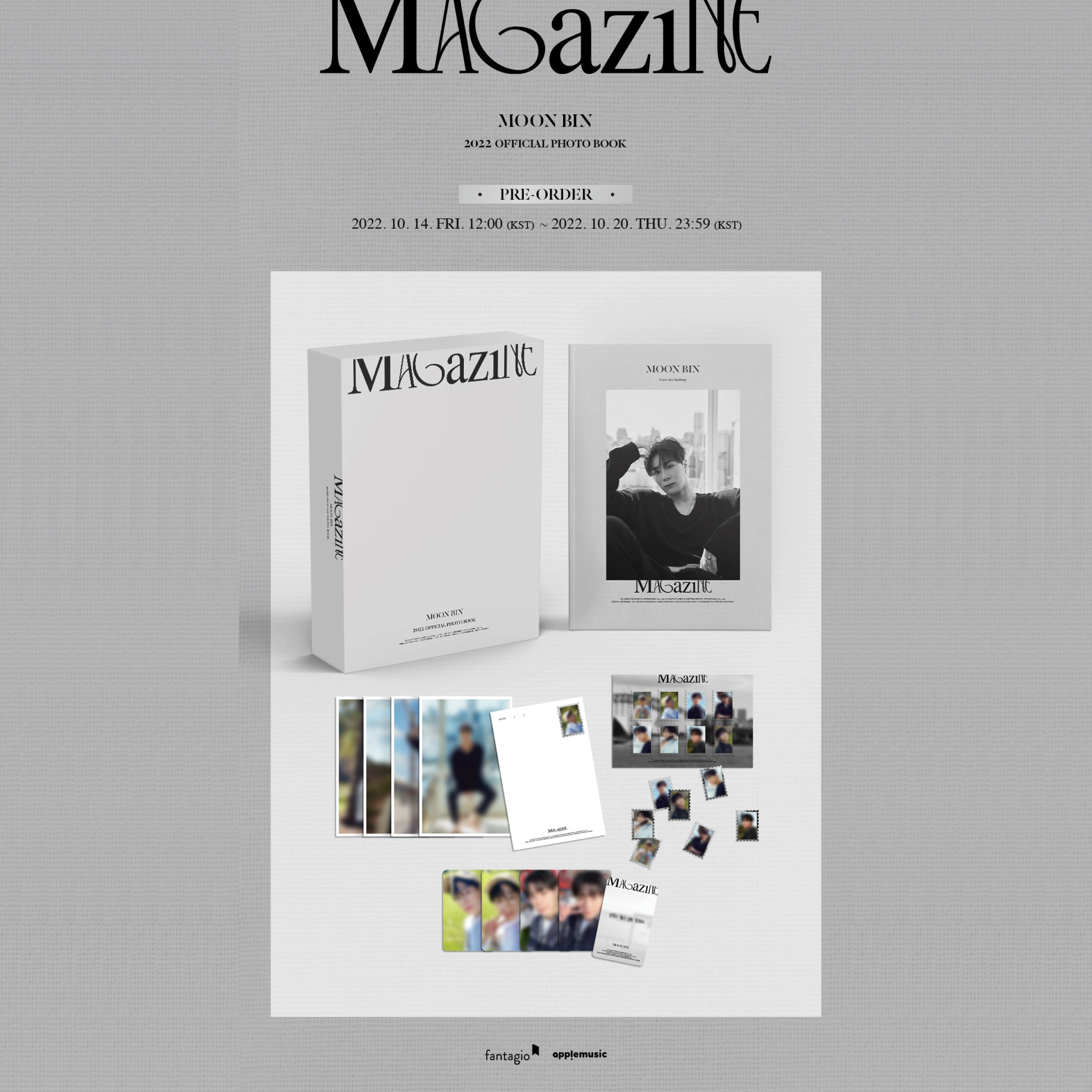 ASTRO MOON BIN & YOON SAN-HA - 2022 OFFICIAL PHOTO BOOK - MAGAZINE 