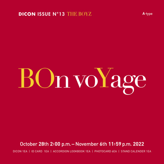 THE BOYZ | DICON ISSUE N13 | BOn voYage