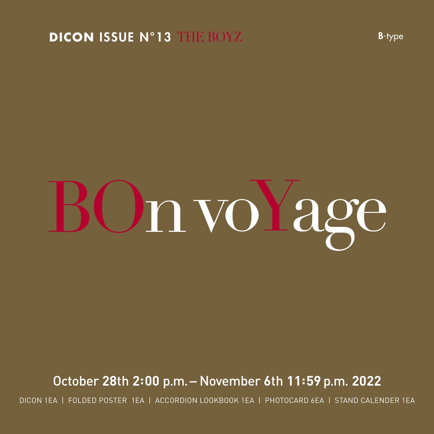 THE BOYZ | DICON ISSUE N13 | BOn voYage