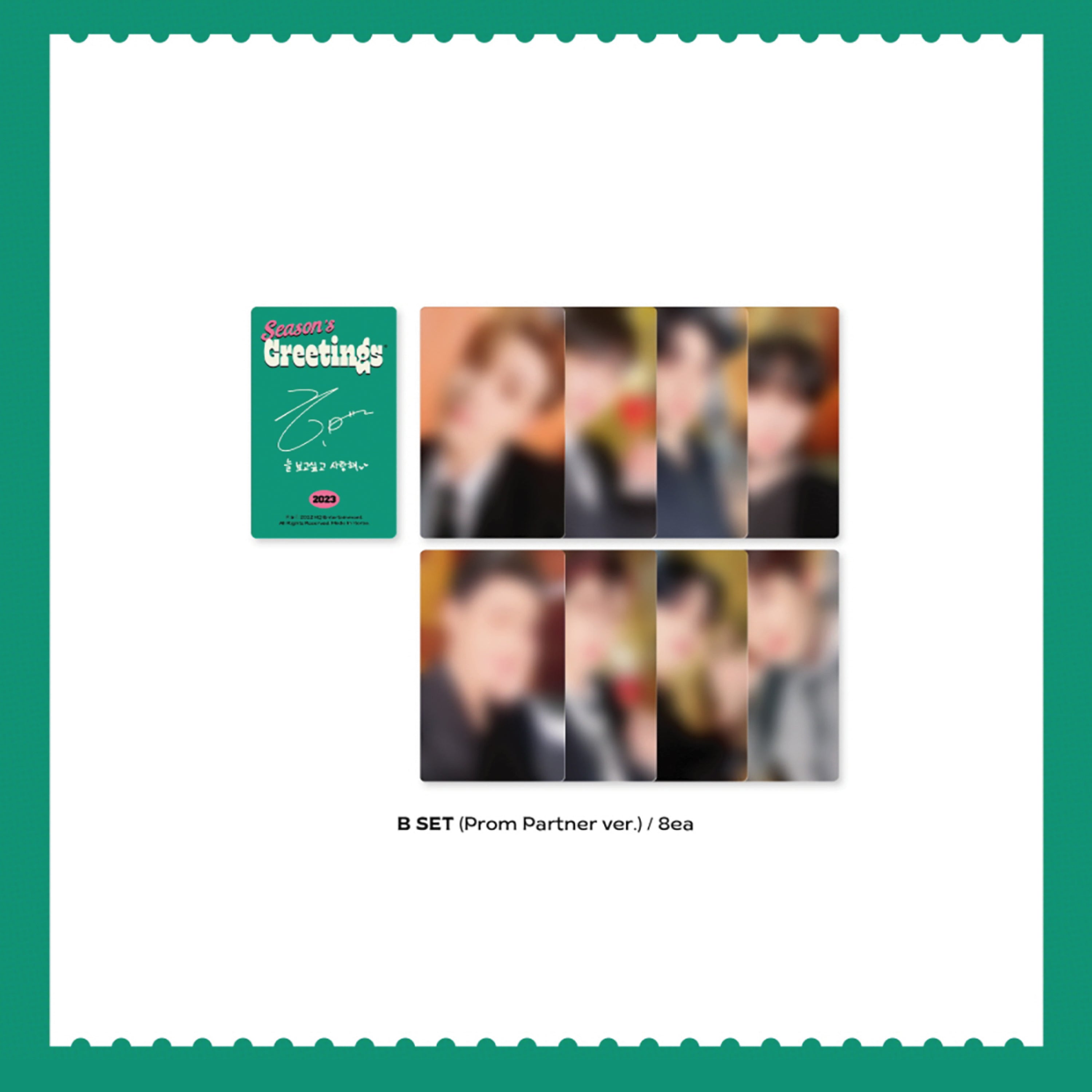 Ateez 2023 Seasons Greetings sold Friends Ver